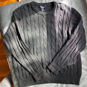 Blumarine Uomo Men's Black Cable Knit Sweater - Size M